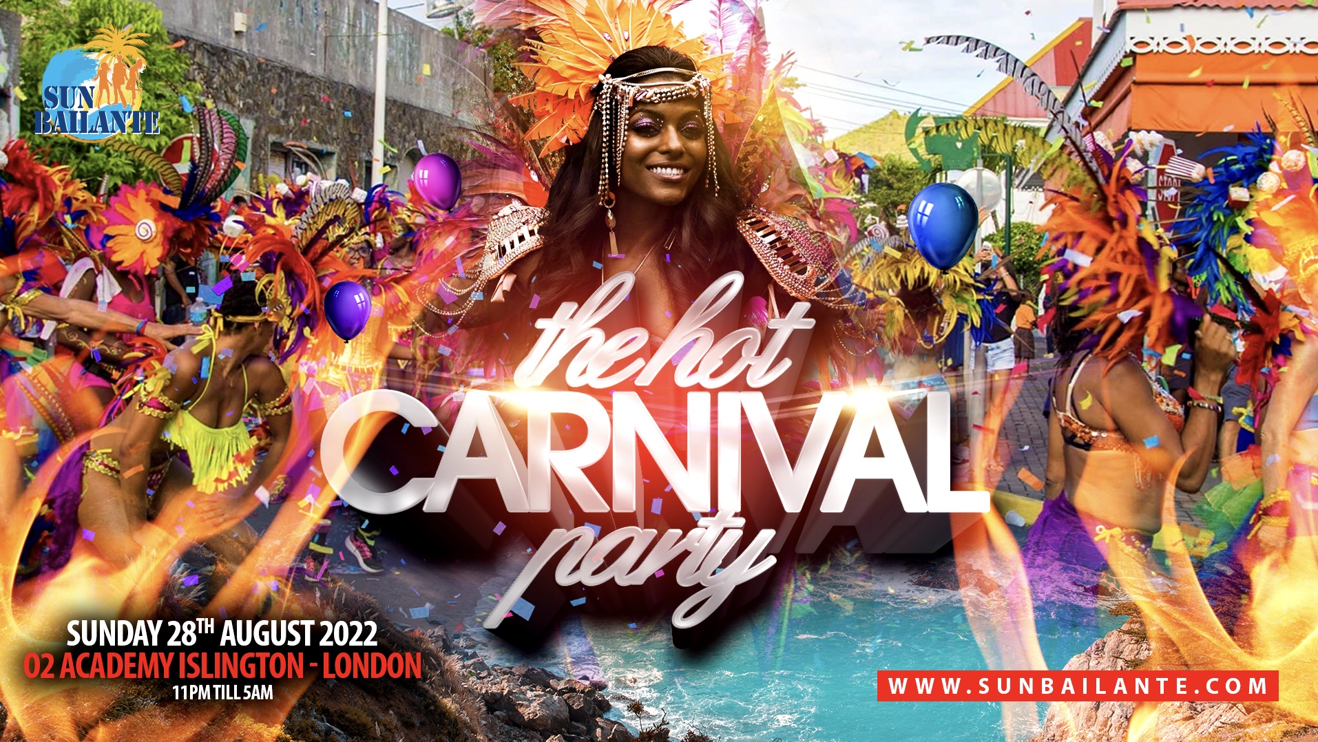 The Hot Carnival Party 2022 - Notting Hill Carnival 2022 Afterparty